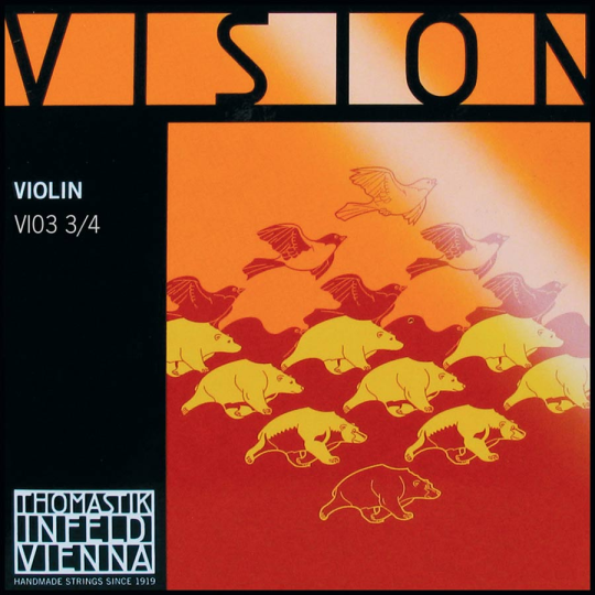 THOMASTIK  Vision  D-snaar, voor viool medium 