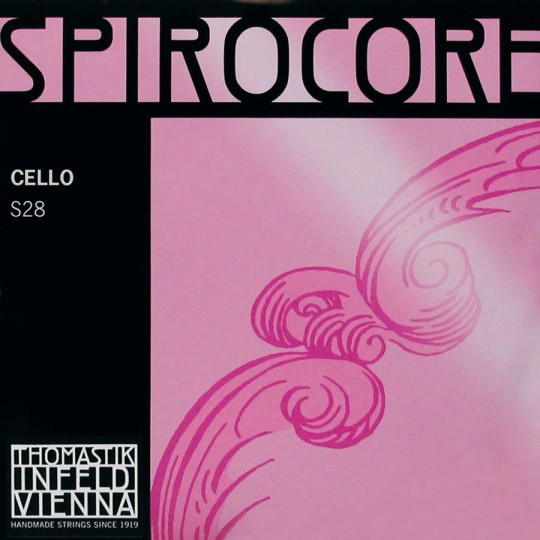 THOMASTIK  Spirocore G- snaar voor violoncello, chroom, 4/4, medium 