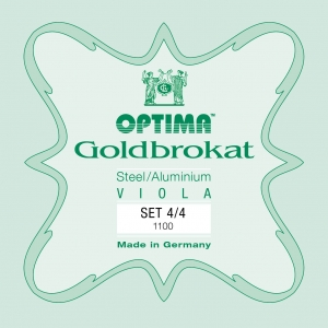 LENZNER-Optima Goldbrokat Set altvioolsnaren  4/4, medium 