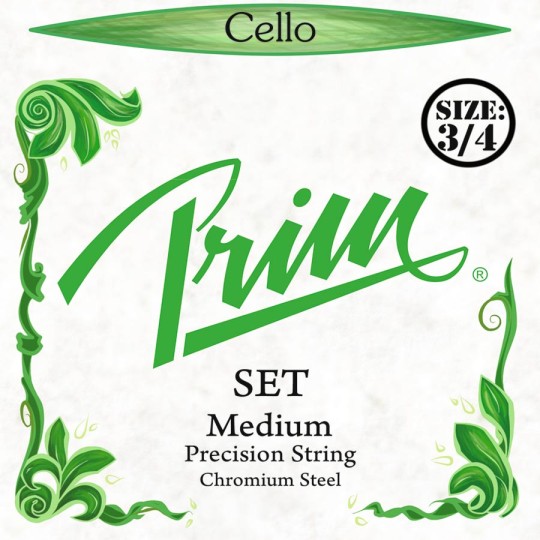 PRIM  Precision 3/4 Set cellosnaren, medium 