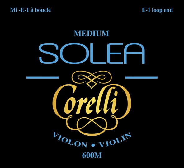 CORELLI SOLEA Vioolsnaren Set met E-Kogel, medium 