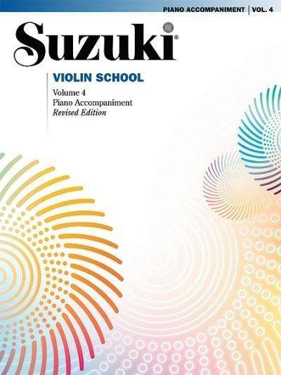 Suzuki methode viool, pianobegeleiding Boek 4 