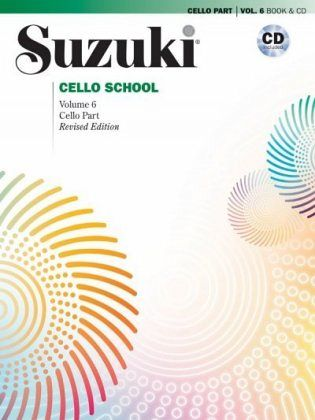 Suzuki methode Cello  Boek 6 met CD 