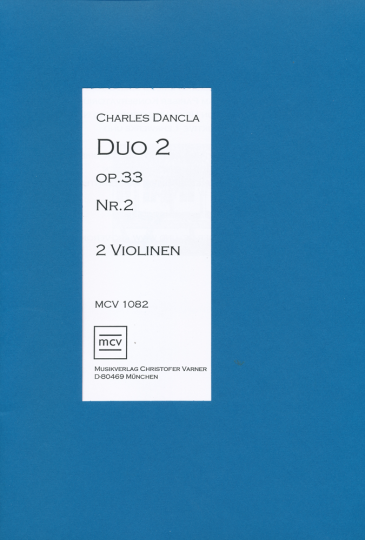 Bladmuziek- Charles Dancla, Duos op.33 Nr. 2 