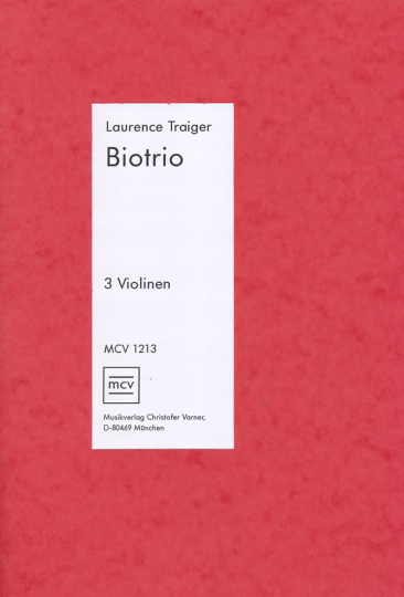 Bladmuziek- Laurence Traiger, Biotrio 