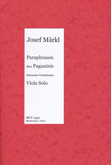 Josef Märkl, Paganini-Paraphrasen 