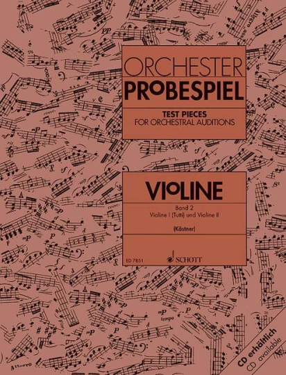 Orchester-Probespiel Violine - Band 2 