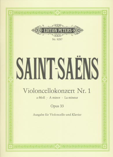 Saint-Saens, Violoncellokonzert Nr. 1, a-Moll, Opus 33 