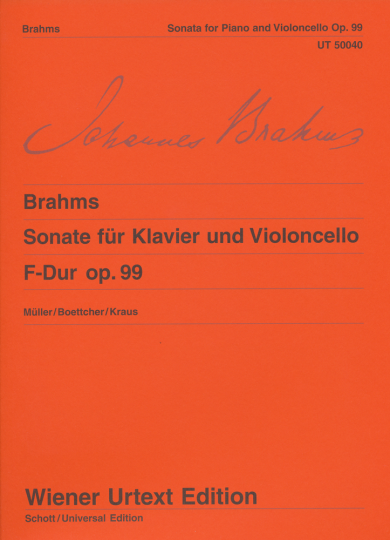 Johannes Brahms Sonate op.99 