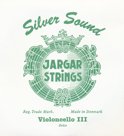 JARGAR Set Silversound voor violoncello, zilver dolce
