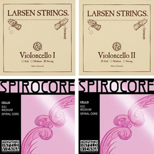 Larsen / Thomastik Spirocore Set Cellosnaren medium