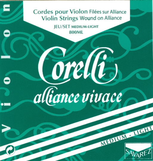 CORELLI Alliance - vioolsnaren - A snaar - 4/4 med. light