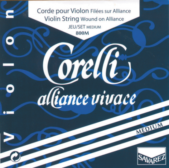 CORELLI Alliance - Set vioolsnaren - E lusje - 4/4 medium