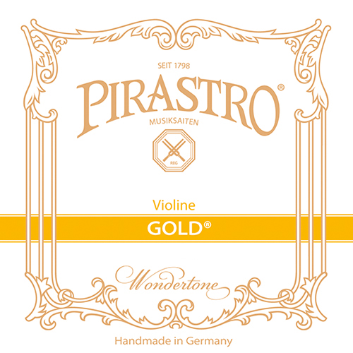 PIRASTRO  Violin Gold E- snaar, met kogeltje, medium 