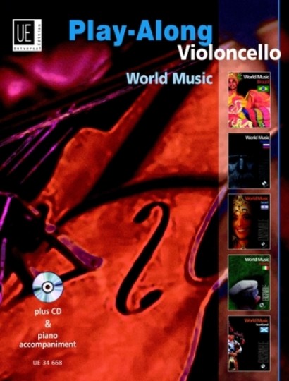 Play Along Violoncello World Music met CD 